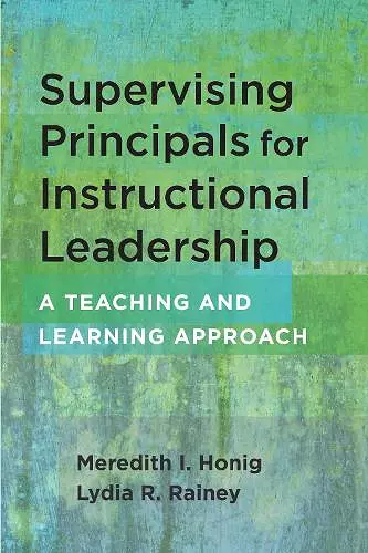 Supervising Principals for Instructional Leadership cover