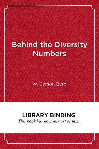 Behind the Diversity Numbers cover
