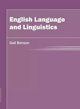 English Language and Linguistics cover