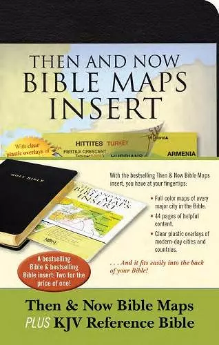 Then & Now Bible Maps Insert and KJV Bible Bundle cover