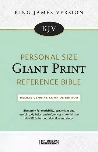 KJV Personal Size Giant Print Reference Bible cover
