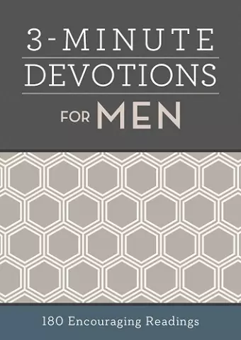 3-Minute Devotions for Men cover