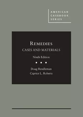 Remedies, Cases and Materials cover