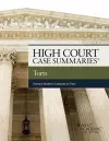 High Court Cases Summaries on Torts (Keyed to Epstein) cover