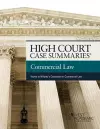 High Court Cases Summaries on Commercial Law (Keyed to Whaley) cover