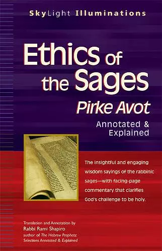 Ethics of the Sages cover