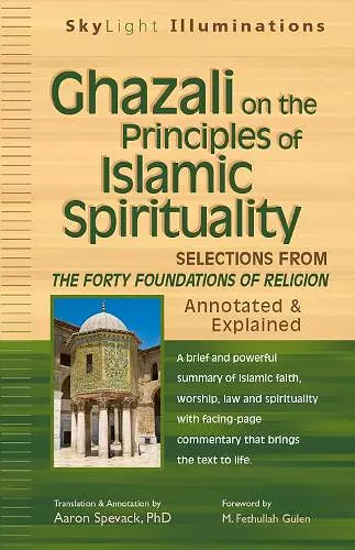 Ghazali on the Principles of Islamic Sprituality cover
