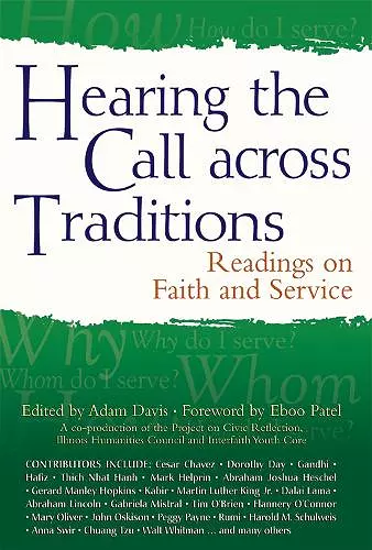 Hearing the Call across Traditions cover