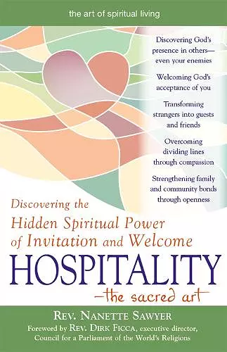 Hospitality—The Sacred Art cover