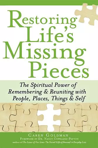 Restoring Life's Missing Pieces cover