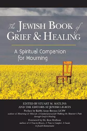 The Jewish Book of Grief and Healing cover