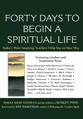 Forty Days to Begin a Spiritual Life cover