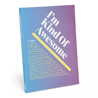 Knock Knock I’m Kind of Awesome Inner-Truth Journal (Ombre Edition) cover