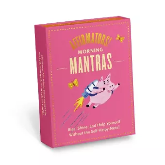 Knock Knock Affirmators! Mantras (Morning) Card Deck, 40 Cards cover