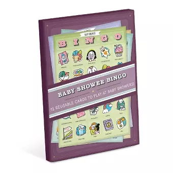 Knock Knock Baby Shower Bingo, 12 Reusable Cards for WFH Calls cover