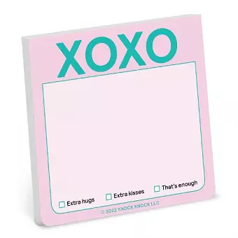 Knock Knock XOXO Sticky Note (Pastel Version) cover