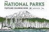 The National Parks Postcard Coloring Book cover