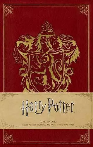 Harry Potter: Gryffindor Ruled Pocket Journal cover