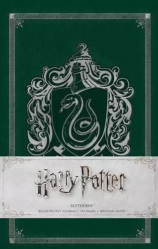 Harry Potter: Slytherin Ruled Pocket Journal cover