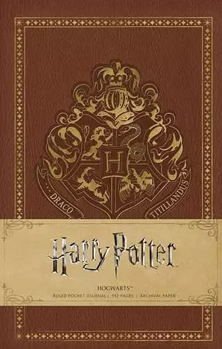 Harry Potter: Hogwarts Ruled Pocket Journal cover