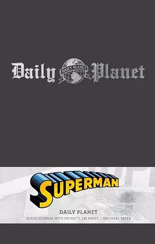 Superman: Daily Planet Hardcover Ruled Journal cover