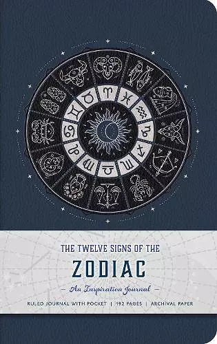 The Twelve Signs of the Zodiac Hardcover Ruled Journal cover