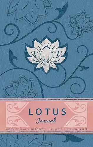 Lotus Hardcover Ruled Journal cover