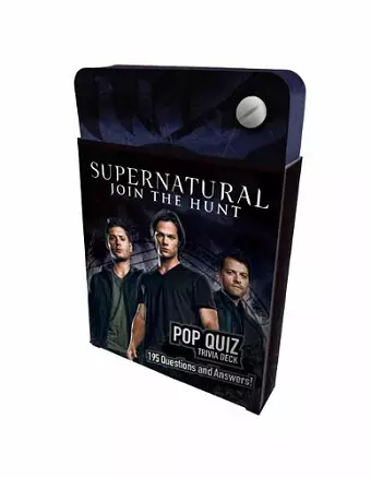 Supernatural Pop Quiz Trivia Deck cover