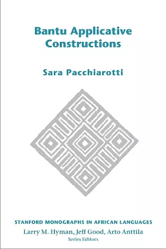 Bantu Applicative Constructions cover