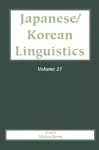 Japanese/Korean Linguistics Volume 27 cover