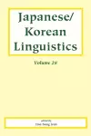 Japanese/Korean Linguistics, Volume 28 cover