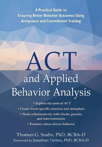 ACT and Applied Behavior Analysis cover