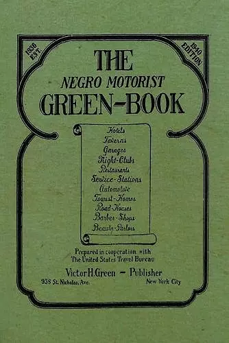 The Negro Motorist Green-Book cover