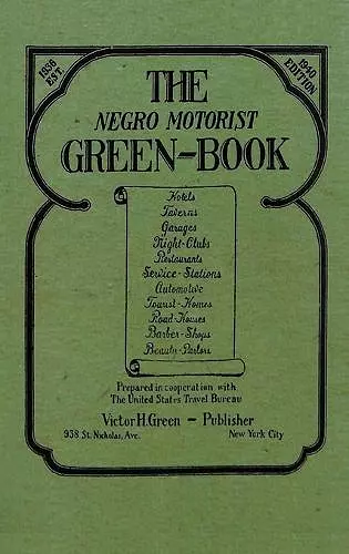 The Negro Motorist Green-Book cover