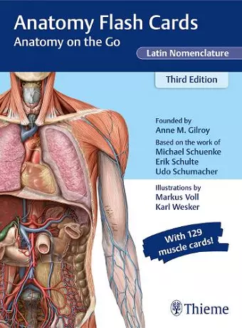 Anatomy Flash Cards, Latin Nomenclature cover