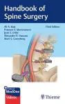 Handbook of Spine Surgery cover