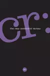 CR: The New Centennial Review 20, No. 1 cover