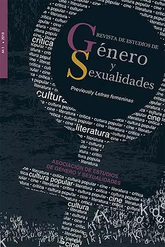 Revista de Estudios de Género y Sexualidades 44, no. 1 cover