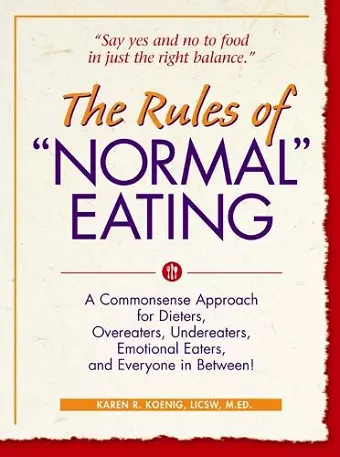 The Rules of "Normal" Eating cover