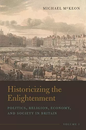 Historicizing the Enlightenment, Volume 1 cover