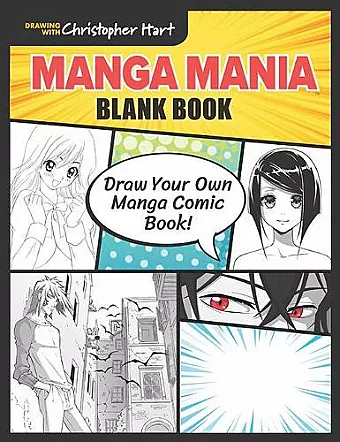 Manga Mania Blank Book cover