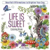 Life is Sweet Coloring Book cover