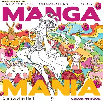 Manga Mania Coloring Book cover