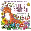 Life Is Beautiful Coloring Book cover