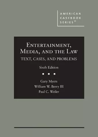 Entertainment, Media, and the Law cover