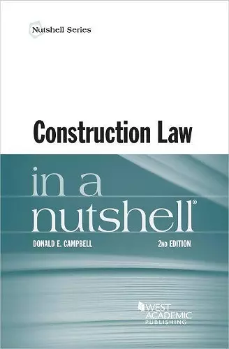 Construction Law in a Nutshell cover