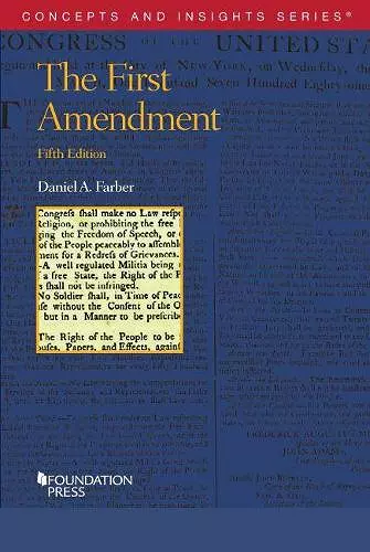 The First Amendment cover