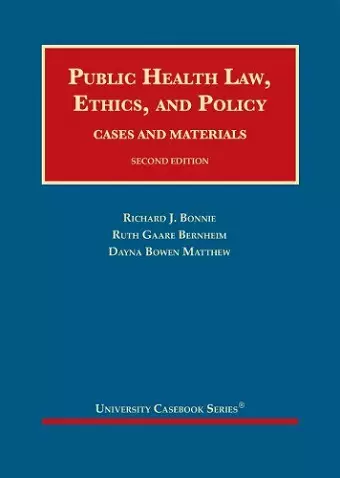 Public Health Law, Ethics, and Policy cover