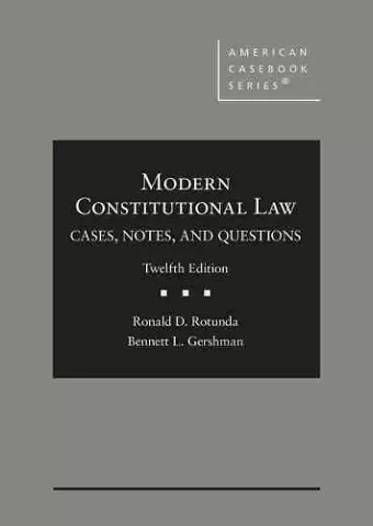 Modern Constitutional Law cover