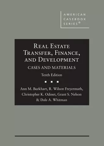 Real Estate Transfer, Finance, and Development cover